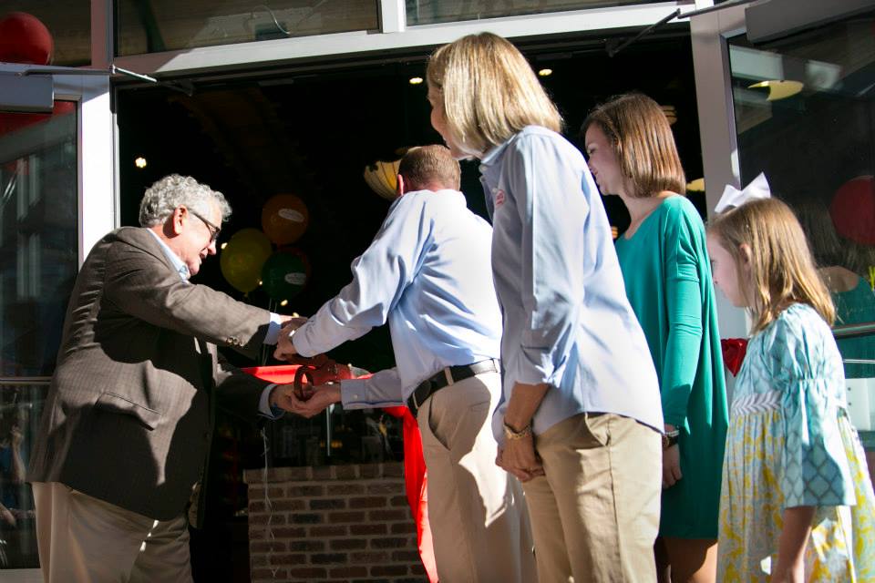 Grand opening ribbon cutting