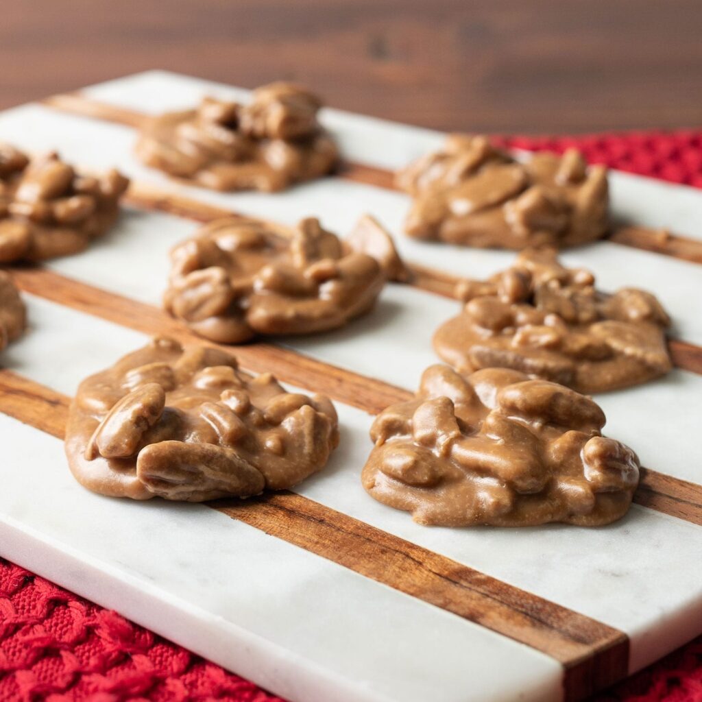 Pralines on Marble