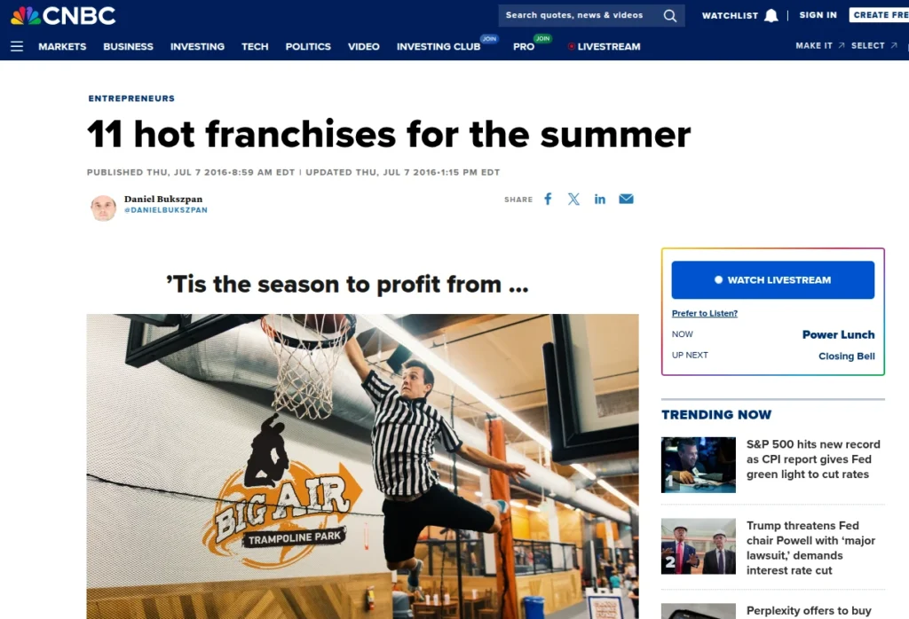 Hot Franchises for The Summer
